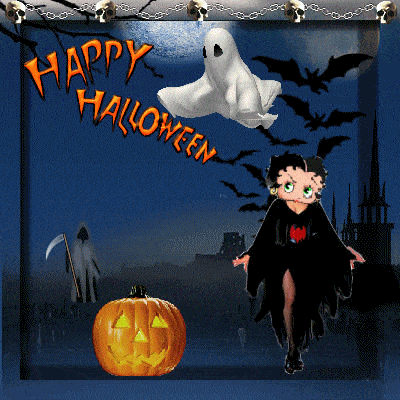 Laleczka nocą szczęśliwego Halloween